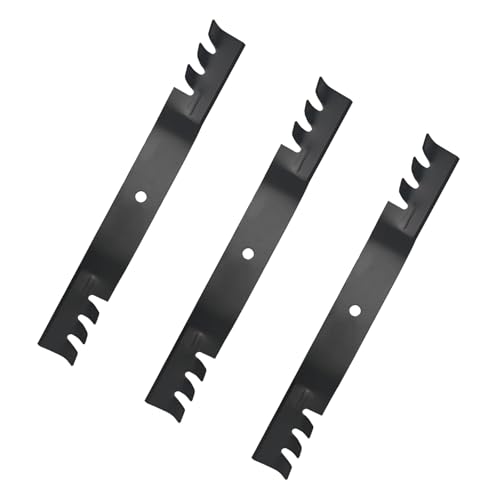 (3 Pack) Replacement Lawn Mower Toothed Mulching Blades for 110-6837-03 112-9759-03 112-9759 115-5059-03 115-5059 - Compatible with 50'' Toro Timecutter MX5000 MX5050 SS5000 SW5000 Z5000 75750 75755