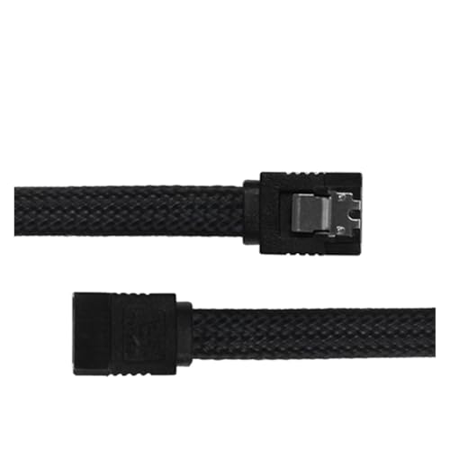 Cable de datos SATA 3.0 III de 50 cm con funda de nylon miniatura 3