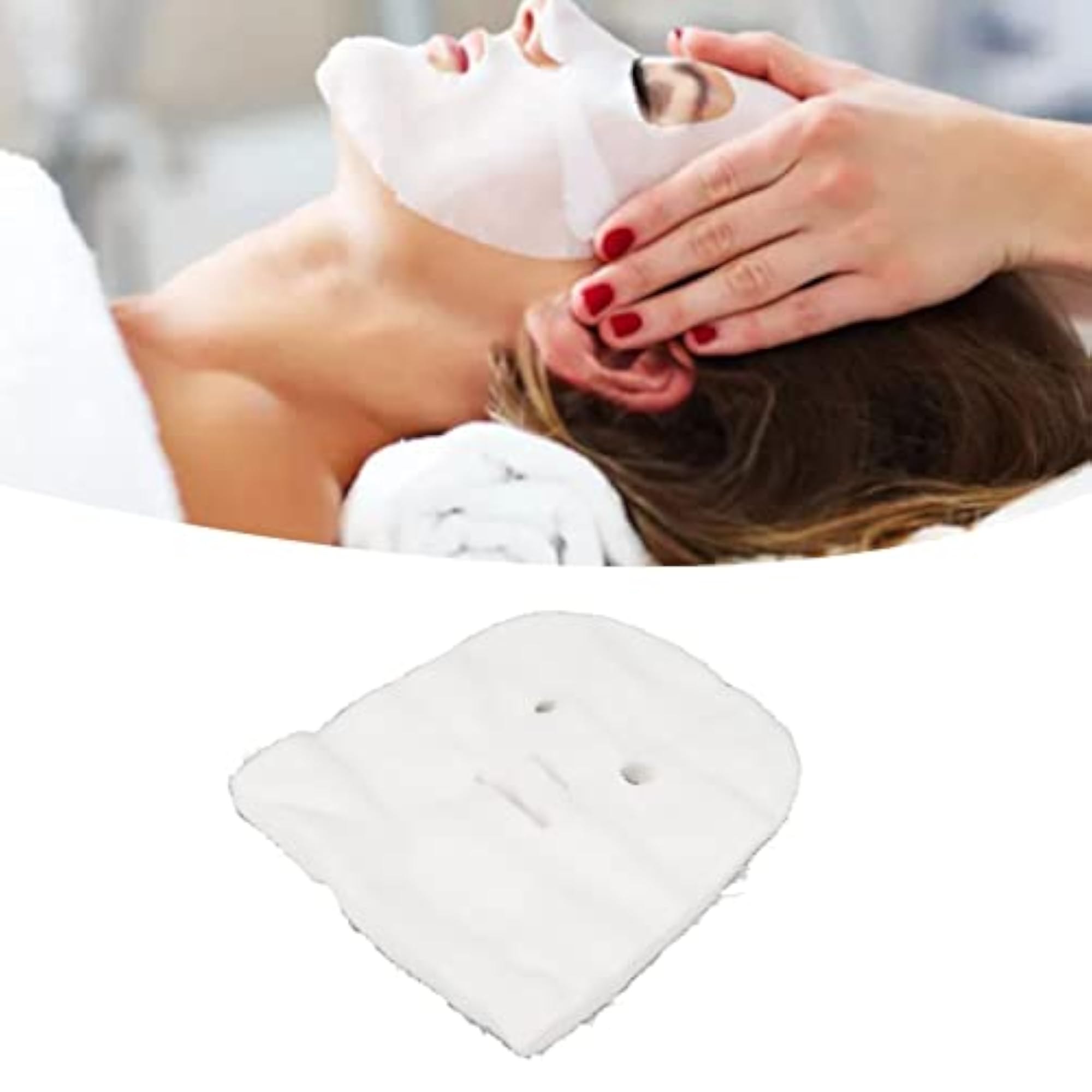 DIY Disposable Soft Facial Gauze Mask, White