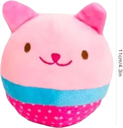 Image of PremiumAV Dog Squeaky Toys - Soft, Skin-Friendly Chew Toys with Vibrant Colors & Durable Squeaky Mechanism, Interactive Dog & Cat Toys for Playtime