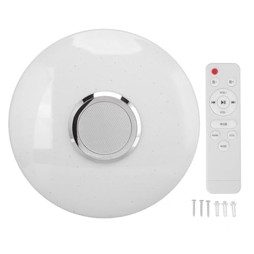 Dimmbare LED Deckenleuchte mit Lautsprecher Fafeicy
