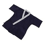 Homoyoyo Japanische Koch Arbeitskleidung Uniform Sushi Mantel Restaurant Kimono Frau Traditioneller Kochmantel Kochjacke Für Männer Jacken Für Männer Kochkostüm Damen Kochanzug Bambusfaser