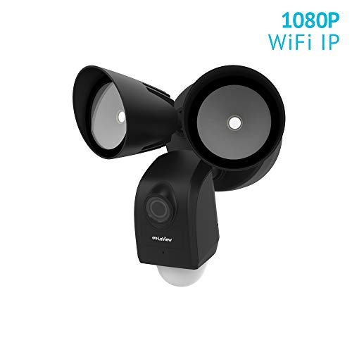 LaView Floodlight Camera LED Light WiFi Motion-Activated HD 1080P Security Cam Two-Way Talk