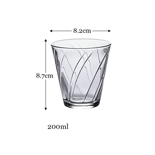 Taza transparente creativa de cristal con dise&ntilde;o original 3