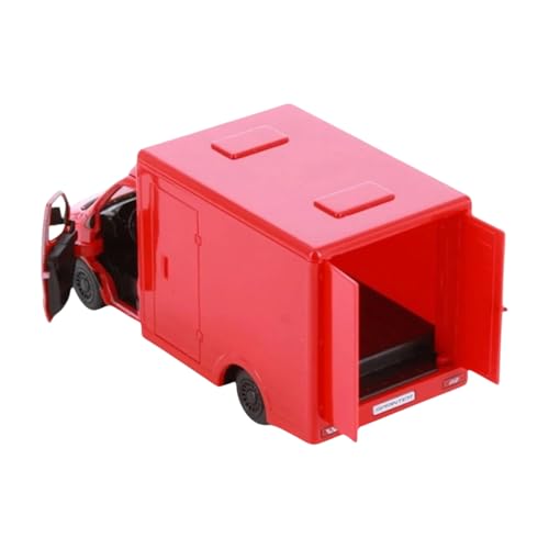 Image of Mayatra's Kins mart Mercedes-Benz Sprinter 1 /48 Scale Diecast Toy Car (Red) - Pull Back Action Van Model, Realistic Collectible Vehicle for Kids & Adults