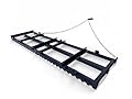 Plorvia 6FT Drag Harrow Driveway Grader, Heavy Duty Tow Behind Landscape Rake for for ATV, UTV, Tractor, Specially Designed for Smooth and Even Leveling, Lawn Leveling Rake, Land Leveling