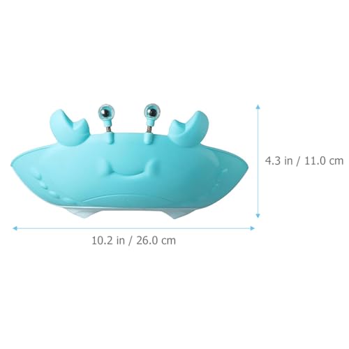Image of ibasenice Baby Shower Caps Adjustable Crab Design Waterproof Hair Washing Hat for Kids Toddler Eye and Ear Protection Bath Visor