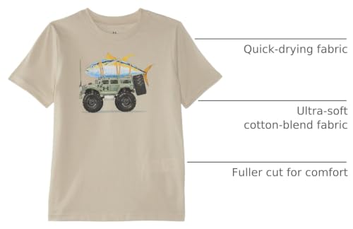 Image of Under Armour Boys' Short Sleeve Graphic T-Shirt, Soft & Comfortable, Outdoor Collection