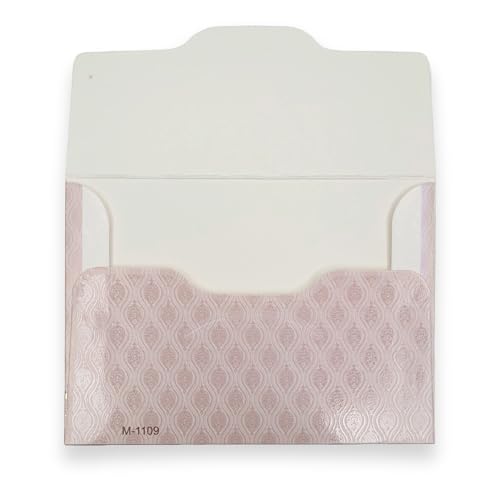 Image of Fonsie cash shagun Pocket small size (4.53 * 3.35 inches) fancy design envelopes pack of 100 for gifting money on wedding gift, baby shower gift, shagun, family gatherings, Elephant Mehal.