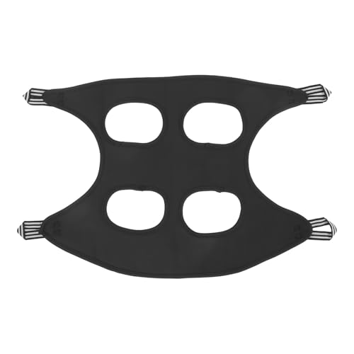 Abaodam Cat Dog Grooming Hammock Space-Saving Wall/Door Mount Black Pet Grooming Organizer for Nail Trimming