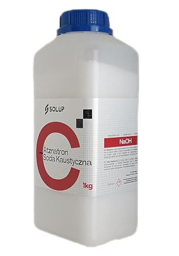 SOLUP Ätznatron 1kg 99% Reinheit NaOH I Sodium...