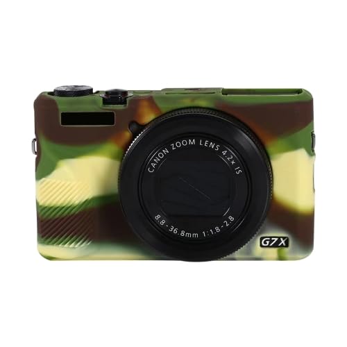 GCBDH Ca/no/n PowerShot G7 X Mark III / G7X III / G7X3 �p �\�t�g�V���R���ی�P�[�X GSZPBS(Camouflage)