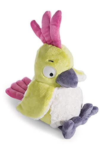 NICI Kuscheltier Kakadu Jaya 25 cm – Stofftier aus weichem Plüsch, farbenfrohes Plüschtier zum Kuscheln und Spielen, für Kinder & Erwachsene, 48957, tolle Geschenkidee, grün