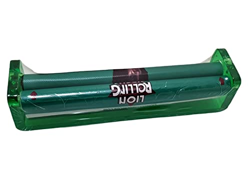 Bolador Lion Rolling Circus 110mm + Refil Extra Máquina de Enrolar King Size (Verde)