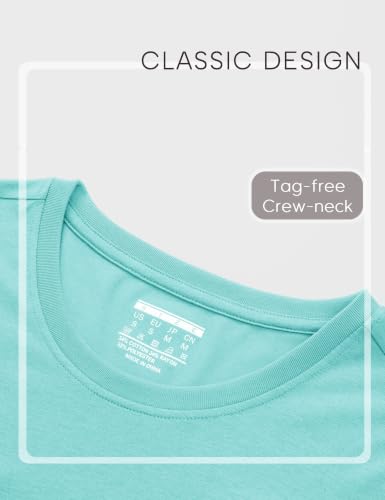 Image of YUCOLEN Long Sleeve Shirts for Women Cotton Crew Neck Casual Tops Fall