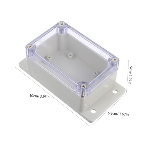 Boîte jonction étanche transparente lot de 3 pour câble électrique extérieur