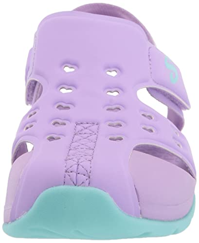 Skechers Girl's Side Wave-Heart Bliss Sandal Sneaker2
