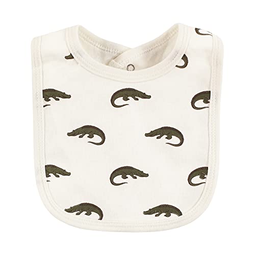 Image of Touched by Nature Unisex Baby Organic Cotton Bibs, Classic Safari Animals, One Size