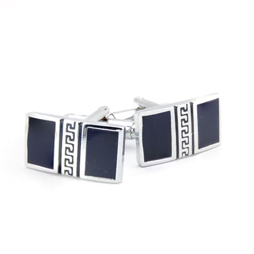 Kavove The Cool Breeze Blue Cufflinks For Men