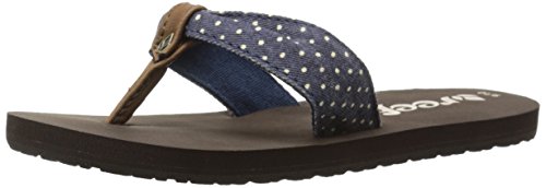 REEF Little Scrunch TX Kids Sandal (Toddler/Little Kid/Big Kid), Indigo Dot, 11R (11-12 M US Little Kid)