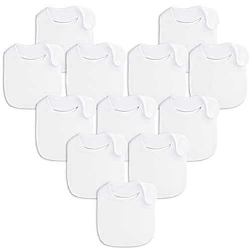 Baby Bibs Soft and Absorbent Organic Cotton Bandana Drool Bibs Set for Boys Girls Newborn 0-36 Months