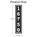 Personalized Reflective Address Plaque, Custom Aluminum Address Sign for Mailbox, House, Street, Outside, Vertical House Number Sign with Two Screw, 16