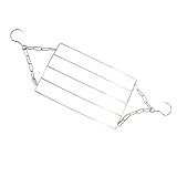 Rack de Secagem de Roupas, Rack de Secagem de Roupas Com Ajuste de Nível Aço Inoxidável Multifuncional Pendurado Prateado Rack de Secagem de Roupas Dobrável para Secar Roupas,