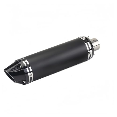 Échappement moto 51mm CNC Black pour Ninja 250 et Yamaha R6