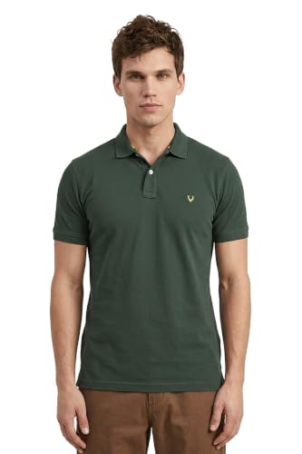 Allen Solly Men’s Polo T‑Shirt – Premium Cotton‑Poly Blend, Regular Fit, Banded Collar at ₹649