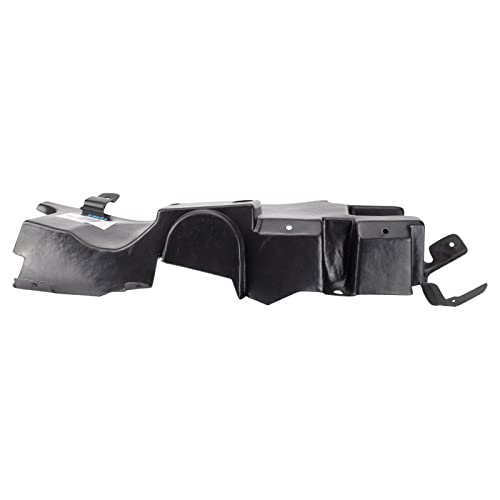 Image of TRQ Front Passenger Side Engine Splash Shield Black Compatible with 2006-2010 Pontiac G6 GM1251152