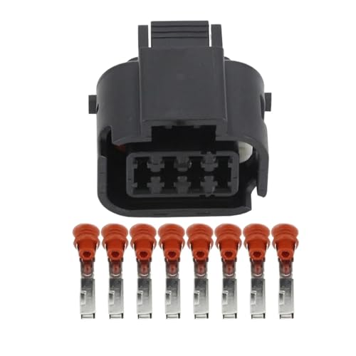 Ruiting Store 8-poliger Scheinwerfer-Montagestecker, Scheinwerfer-Antriebskabelbaum-Stecker, Auto-Stecker mit Klemme DJ7088A-2.2-21 (Size : 10 Sets)