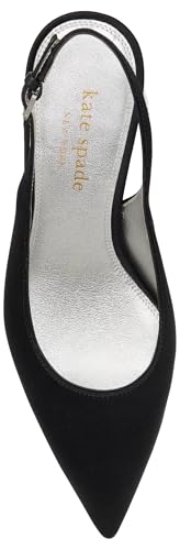 kate spade new york Women's Soiree Slingback Pump, Black, 63