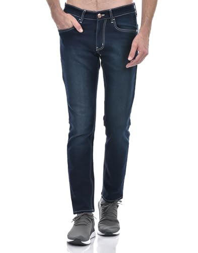 Image of Numero Uno Men's Dark Indigo Stretch Skinny Sustainable Jeans