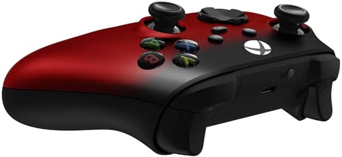 Image of Custom Controllerzz Wireless Controller for Microsoft Xbox Series X /S & Xbox One - Custom Soft Touch Feel - Custom Xbox Series X /S Controller (X /S Red & Black Fade)