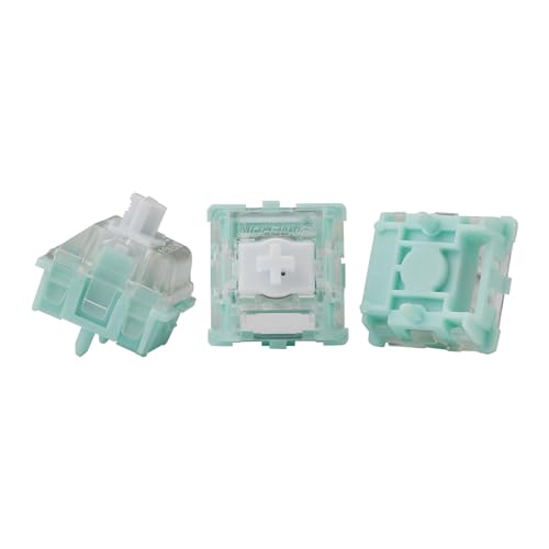 Gateron Magnetic Jade Switches 90 Pcs Linear Switch for Mechanical Hall Effect Keyboard 2 Pin Factory Pre-lubed Magnetic Keyboard Switches 30gf (90 pcs)