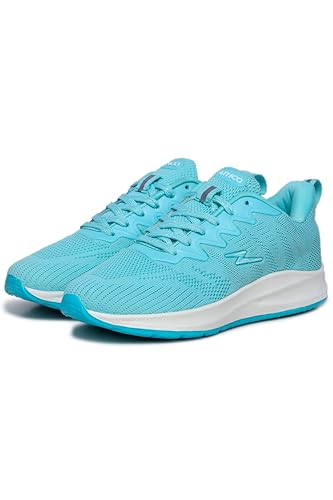 Image of ATHCO Womens Vegas Running Shoes for Woman with Soft Flexible Memory Foam Women's Shoes for Walking Gym Training,Casual, Sports, Lightweight Lace up Athletics Slipon Running Shoes for Ladies & Girls