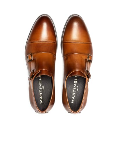 Martinelli Para Hombre. 1492-2632Z Zapatos De Piel Empire 1492 MarróN (46), Plano, 1 A 3Cm, Hebilla, Casual, CláSico - 6