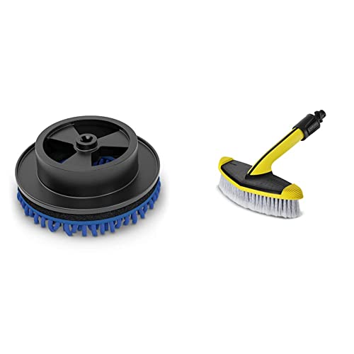 Kärcher Wechselaufsatz Car & Bike für Rotierende Waschbürste WB 130 & WB 60 weiche Waschbürste zur Reinigung großer Flächen (passend für Kärcher Hochdruckreiniger K 2 bis K 7)