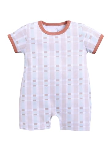 Image of BABYGO Baby Half Sleeve Rompers 100% Cotton for New Born Baby|Daily Suits for Baby Boys & Girls| 0-3M| 3-6M|6-9M|Onesies| Infant Clothes | Pack of 1