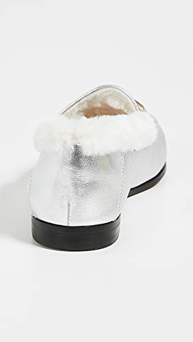 Image of Sam Edelman Women's Loraine Loafer, Soft Silver /Modern Ivory, 8 M US