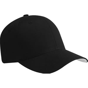 Flex fit Blank Flexfit V-Flexfit Twill Fitted Hat Cap 5001 S/M – Black