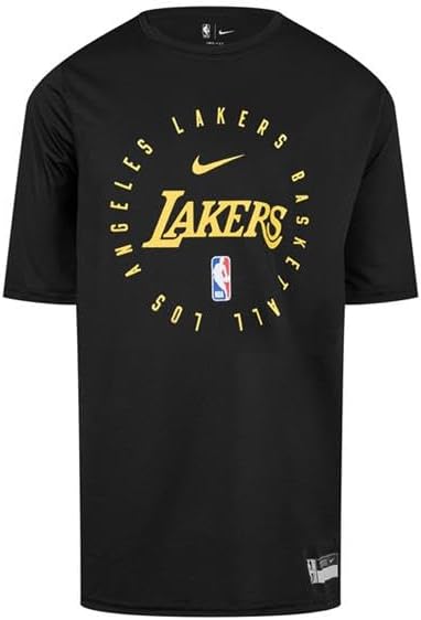 Nike NBA Lakers T-Shirt Todlers sz 5/6 Medium Black