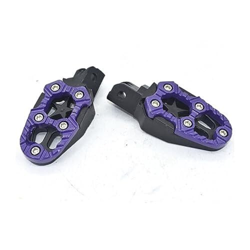 Repose-pieds de moto au design cool en alliage d'aluminium pour une modification durable