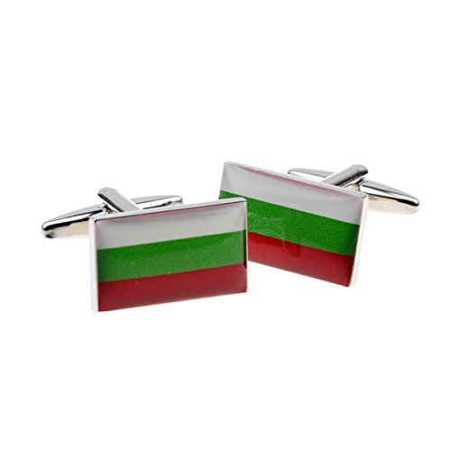 Gemelos para hombre RGT bandera Bulgaria miniatura 1