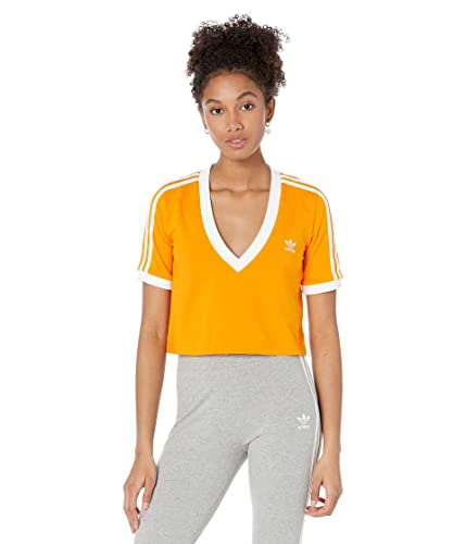 T-shirt Crop adidas Originals Bright Orange : finis les hauts fades et inconfortables