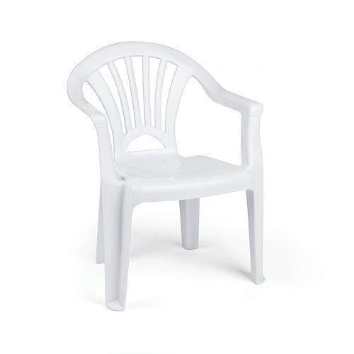 CABLEPELADO Silla Infantil plastico Blanco