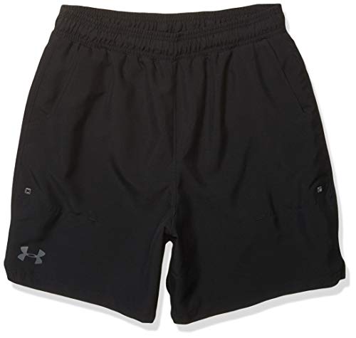 Under Armour Men's Shore Break Volley Boardshort, Black (001)/Pitch Gray, Large