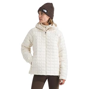 THE NORTH FACE Women’s Thermoball Hooded Jacket | High Loft Insulation, Wind & Water Resistant, Adjustable Hood