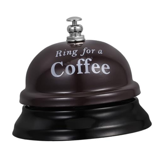 OSALADI Campanello Di Chiamata Campanello Da Tavolo Per Il Servizio Campane Della Cena Per L'interno Chiamare Campane Da Scrivania Coffee Lega Di Alluminio