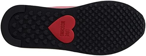 Love Moschino Women's Gymnastics Shoes Sneaker, Pink White, 6 US | Image 3